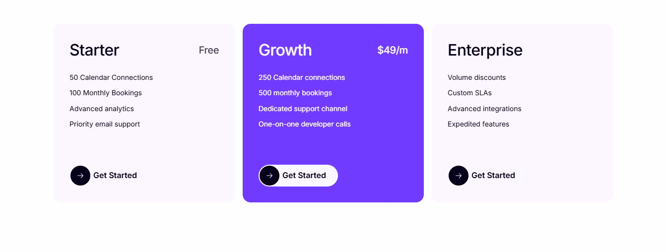 Recal.dev Review 2025: Features, Pricing, Pros & Cons, Best Alternatives 4 Recal-dev-pricing
