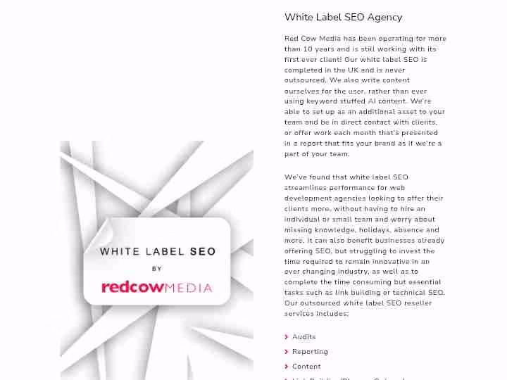 White Label SEO UK: 13 Best White Label SEO Agencies in UK 6 Red-Cow-Media-White-Label-SEO-UK-Dashboard-Screenshot