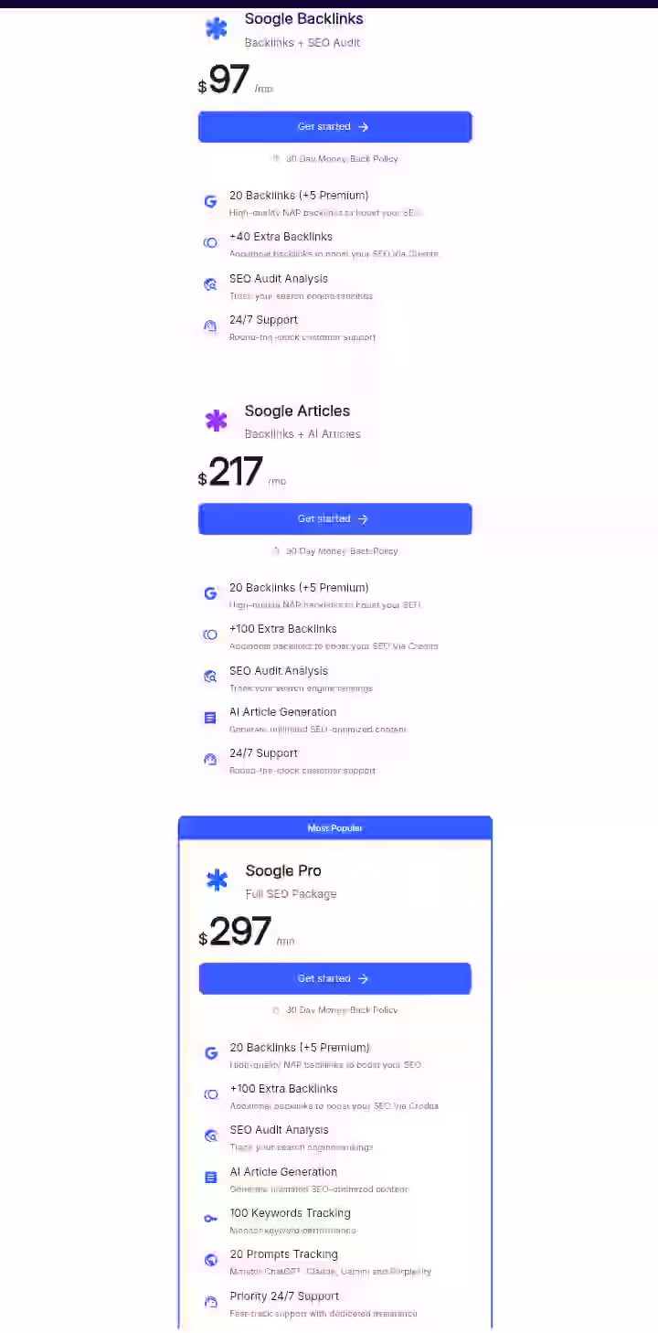 Soogle Review 2026: I Tested This Automated Link Building Tool for 30 Days 7 soogle-pricing-for-monthly-plans