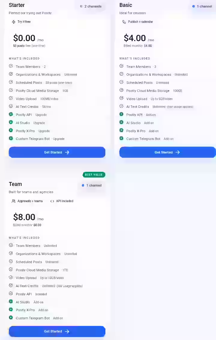 postly-pricing